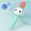 QT-6006 Children Singing Machine With Microphone Integrated Wireless Household Microphone Toy(Green)