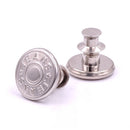 20 PCS 17mm Jeans Buttons Nail-Free Adjustable And Detachable Buttons, Colour: Style 7