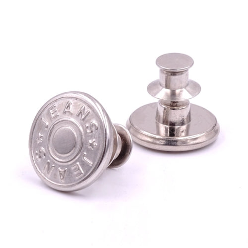 20 PCS 17mm Jeans Buttons Nail-Free Adjustable And Detachable Buttons, Colour: Style 7