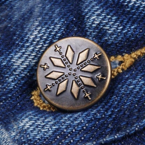 20 PCS 17mm Jeans Buttons Nail-Free Adjustable And Detachable Buttons, Colour: Style 28