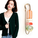 2 PCS Color Beads Metal Buttons Brooch Coat Windbreaker Sweater Jeans Waist Buckle(Style 10)