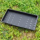 0.8mm 5 PCS Non-Porous Thickened Seedling Plug Tray Sprout Tray(Black)