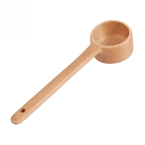 Long-Handled Wooden Spoon Seasoning Spoon Dessert Coffee Milk Tea Spoon Medium