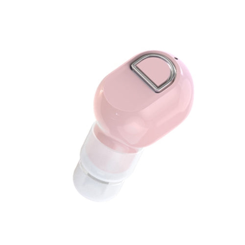 J21 TWS Mini Bluetooth Earphone HD Call Ear Earphone Single Ear (Rose Gold)