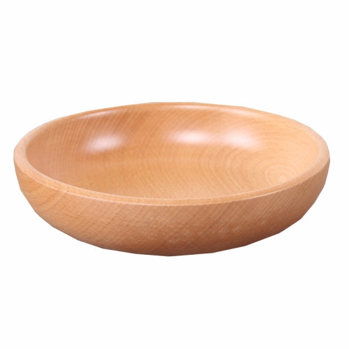 Round Fruit Plate Salad Bowl Thick Wood Dried Fruit Plate Fruit Sushi Plate, Specification: 30cm