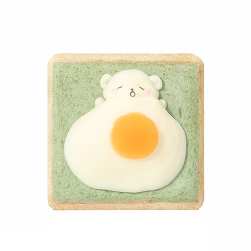 Soft Bear Hand Book Decompression Notebook Student Color Page Diary Book(Matcha )