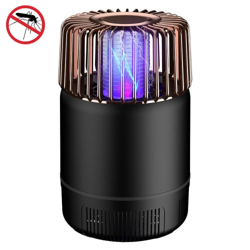 USB Photocatalyst Mosquito Killer Electrical Shock Two-In-One Mosquito Killer Black Gold (Electric Shock + Suction)