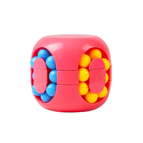 2 PCS Children Puzzle Decompression Cube Ball Toy Piggy Bank(Red)