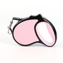 Traction Rope Automatic Retractable Tractor Portable Dog Leash Small 3m(Pink)