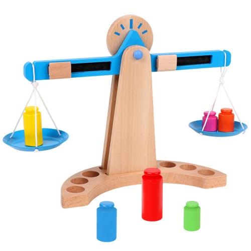 Children Educational Balance Scale Toy Wooden Science And Education Toys