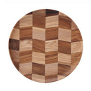 Wooden Tray Dinner Plate Household Fruit Cake Dessert Plate Wooden Dish Round 27cm