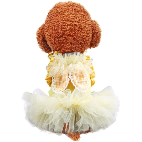 Pet Skirt Cat Dog Costume Yarn Skirt Pepper Princess Dress, Size: XS