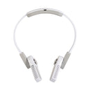 USB Leafless Hanging Neck Lazy Sports Silent Fan(White)