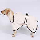 Dog Water Absorbing Towel Cat Bath Towel Bathrobes Pet Supplies XL(Beige)
