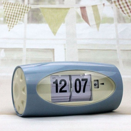 1008 Page Digital Alarm Personality Automatic Page Number Digital Watch(Blue)