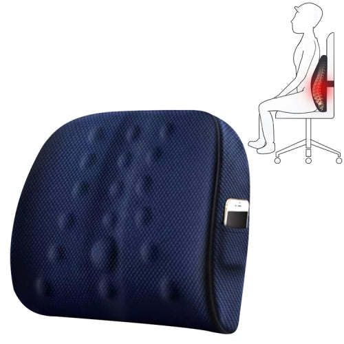 Lumbar Cushion Office Maternity Seat Cushion Car Lumbar Memory Foam Lumbar Pillow,Style: 3D Upgrade Core (Blue)