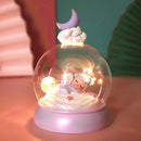 B82880 Room Decoration Atmosphere Night Light Bedside Lamp Ornaments, Colour: Purple Star Light