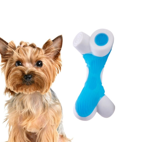 Nylon TPU Two-Color Bite Stick Puppy Toy Bone Teddy Golden Retriever Molar Toys, Specification: Large Y-shaped Branches Bone