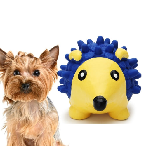 Wear-Resistant Bite Pet Toy Latex Sounding Dog Toy, Specification: Large Hedgehog