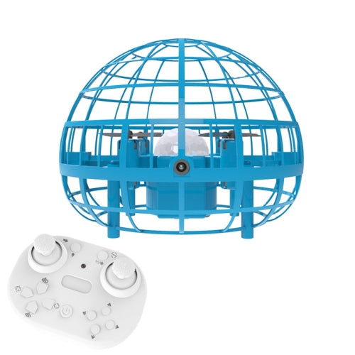 Remote Stunt Suspended Ball Induction Four-Axis Aircraft Toy For Children(Blue)
