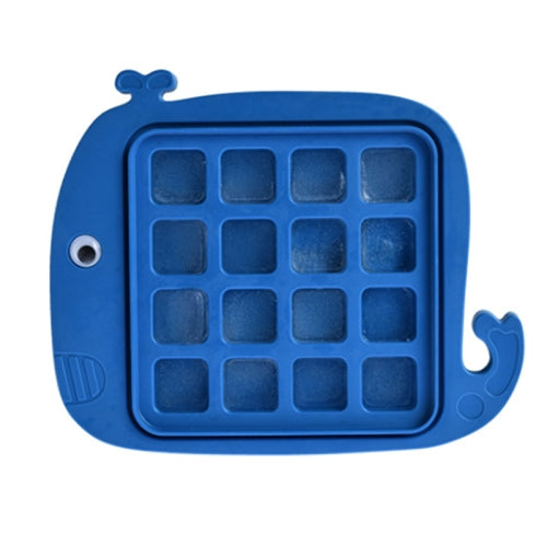 2 PCS Children Cartoon Silicone Ice Tray Homemade Ice Cream Mold, Specification: Whale