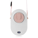 ASQ-F2 Neck and Waist Fan USB Portable Mini Student Outdoor Handheld Fan(Pink)