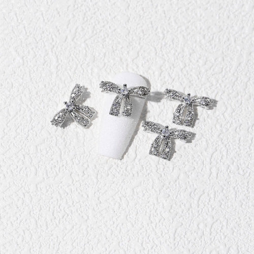8 PCS Three-Dimensional Metal Nail Art Bow Nail Jewelry 1839