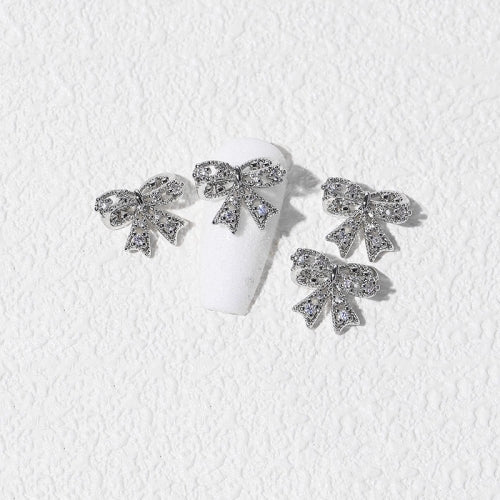 8 PCS Three-Dimensional Metal Nail Art Bow Nail Jewelry 1842