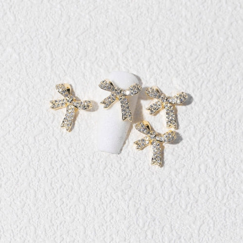 8 PCS Three-Dimensional Metal Nail Art Bow Nail Jewelry 1845
