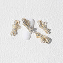 8 PCS Three-Dimensional Metal Nail Art Bow Nail Jewelry 1847