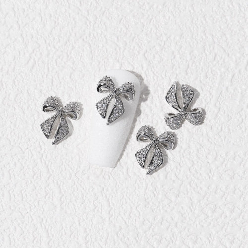 8 PCS Three-Dimensional Metal Nail Art Bow Nail Jewelry 1849