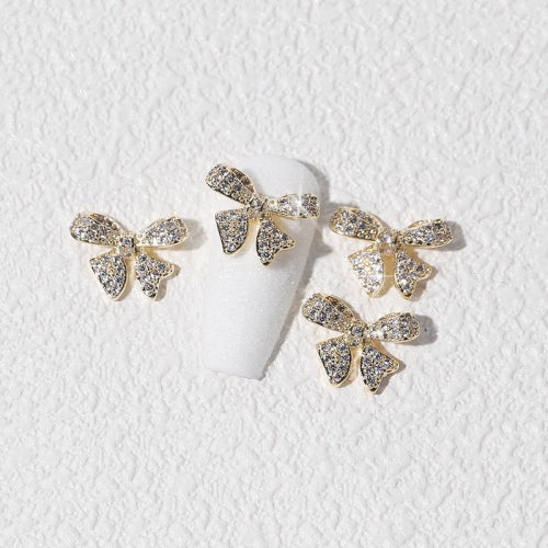 8 PCS Three-Dimensional Metal Nail Art Bow Nail Jewelry 1851