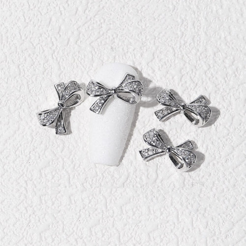 8 PCS Three-Dimensional Metal Nail Art Bow Nail Jewelry 1855