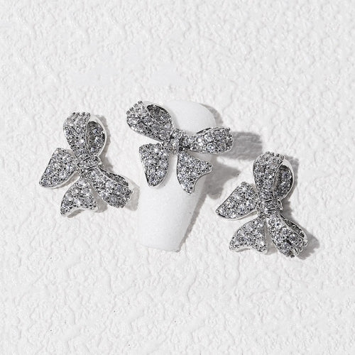 8 PCS Three-Dimensional Metal Nail Art Bow Nail Jewelry 1857
