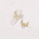 10 PCS Zircon Retro Three-Dimensional Nail Art Diamond Nail Jewelry 1863