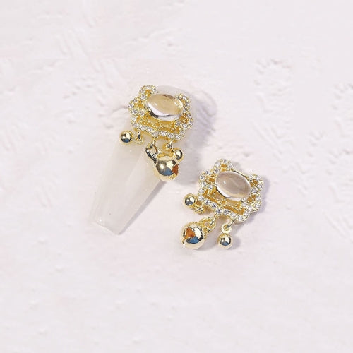 10 PCS Zircon Retro Three-Dimensional Nail Art Diamond Nail Jewelry 1866