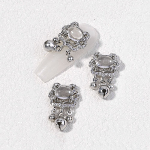 10 PCS Zircon Retro Three-Dimensional Nail Art Diamond Nail Jewelry 1877