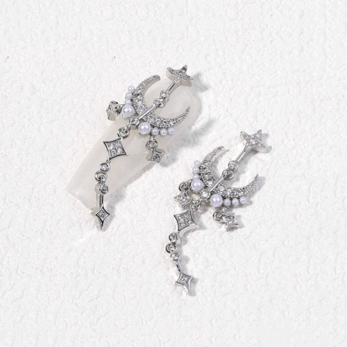10 PCS Zircon Retro Three-Dimensional Nail Art Diamond Nail Jewelry 1879