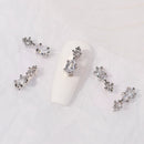 8 PCS Nail Art Zircon Three-Dimensional Nail Diamond Diy Crystal Flat Bottom Diamond Finished Decoration, Specification: 1881