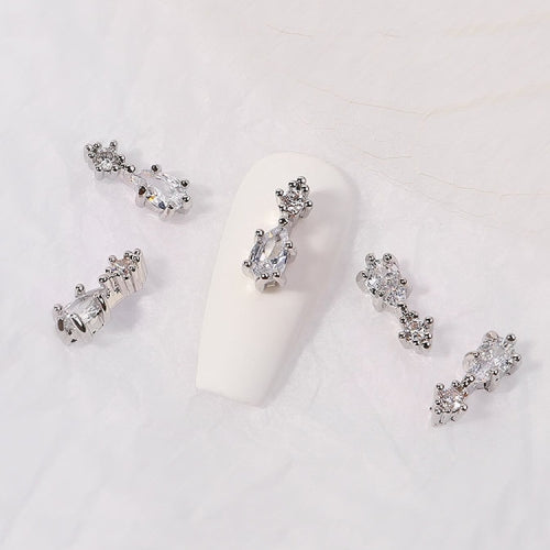 8 PCS Nail Art Zircon Three-Dimensional Nail Diamond Diy Crystal Flat Bottom Diamond Finished Decoration, Specification: 1881