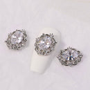 8 PCS Nail Art Zircon Three-Dimensional Nail Diamond Diy Crystal Flat Bottom Diamond Finished Decoration, Specification: 1896