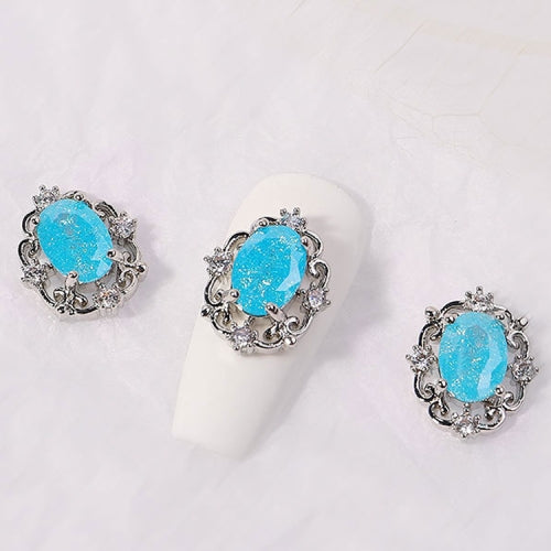 8 PCS Nail Art Zircon Three-Dimensional Nail Diamond Diy Crystal Flat Bottom Diamond Finished Decoration, Specification: 1897