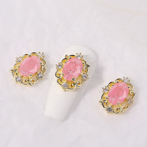 8 PCS Nail Art Zircon Three-Dimensional Nail Diamond Diy Crystal Flat Bottom Diamond Finished Decoration, Specification: 1898