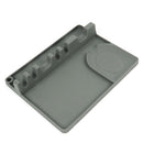 2 in 1 Kitchen Silicone Spoon Holder Shelf Large (Gray)
