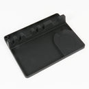 2 in 1 Kitchen Silicone Spoon Holder Shelf Large (Black)