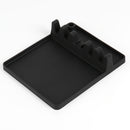 2 in 1 Kitchen Silicone Spoon Holder Shelf Medium (Black)