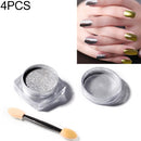 4 PCS ROSALIND Nail Art Glitter Gel Mirror Sparkles UV Nails Decorations MJF02 without logo