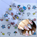 3 PCS Nail Sticker Set Decal Water Transfer Slider Nails Art Decoration, Color:YZW8554