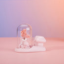 Glass Shade Lamp Cartoon Ornaments Night Light Star Lamp, Colour: Antler Pink