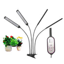 40W Four Heads Double-Row Clip Plant Growth Lamp LED Multi-Meat Flower Melon Fruit Plant Fill Light, Without Power Adapter